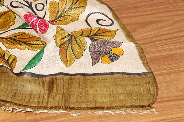 Banlata Bloom Pure Tussar Silk (New 233-R-232)