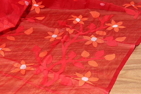 Lalparul Jamdani Saree (New 241-R-240)
