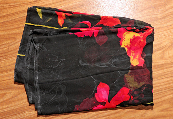 Twilight Tulips – Georgette Dream Saree (New 340-R-334)