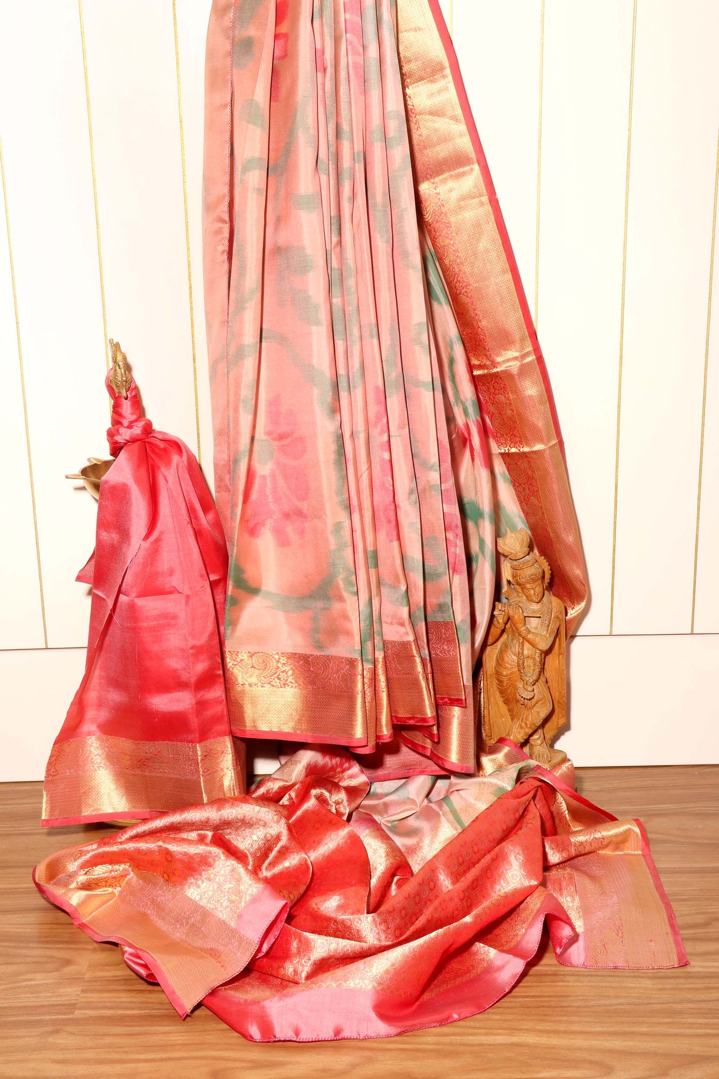 Regal Weave – Pure Ikkat Kanjivaram Silk Saree 038