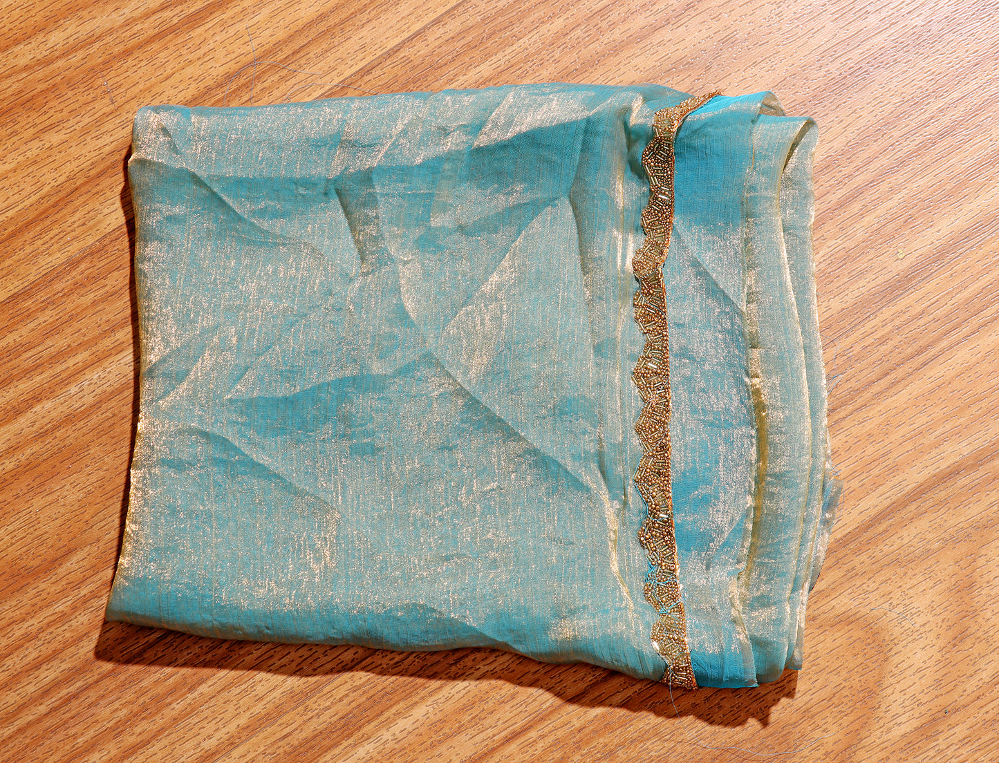 Turquoise Radiance Saree 513