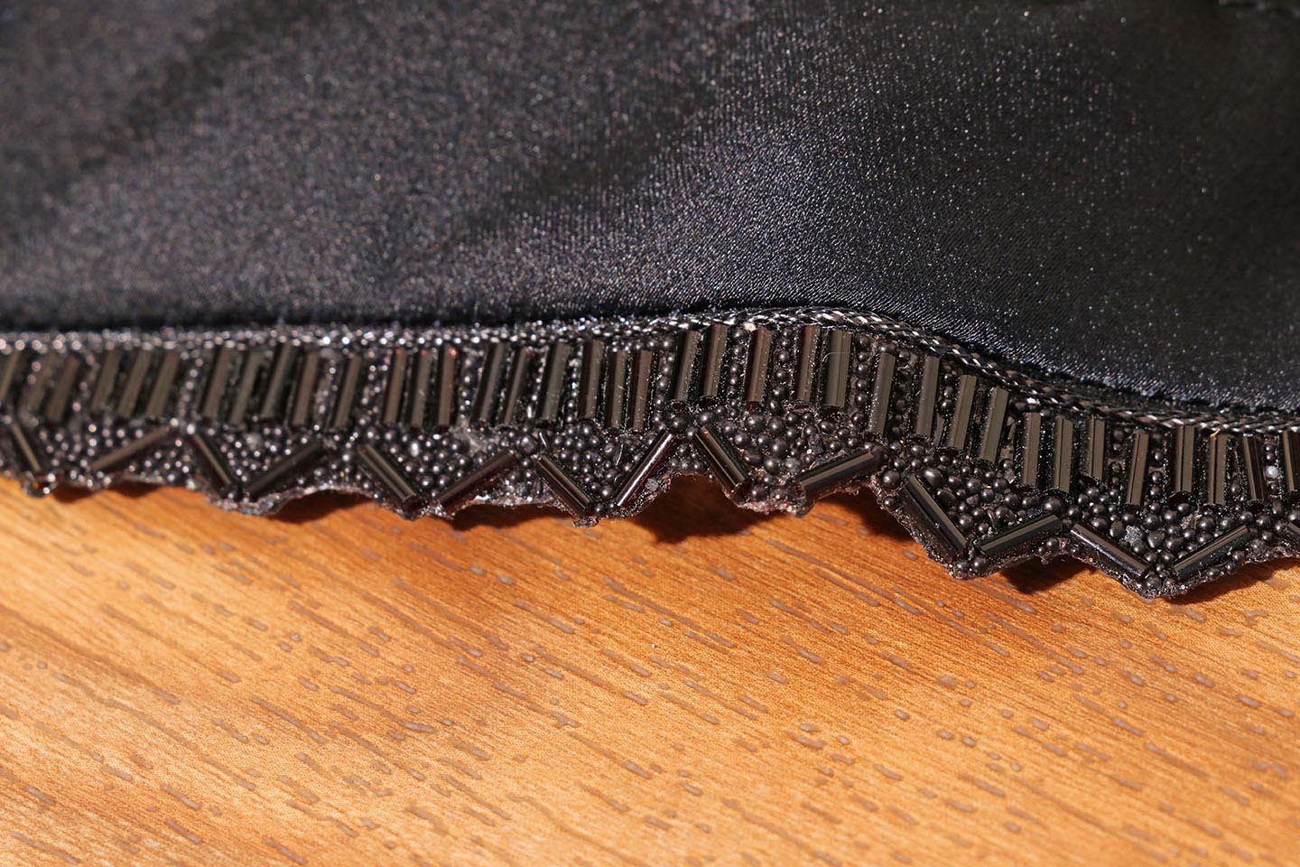 Charcoal Mist Ombre Saree with Black Lace Border 067