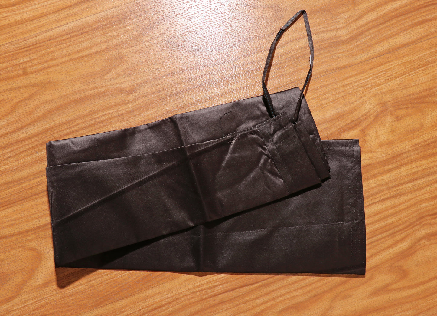 Midnight Elegance Embroidered Black Saree 084