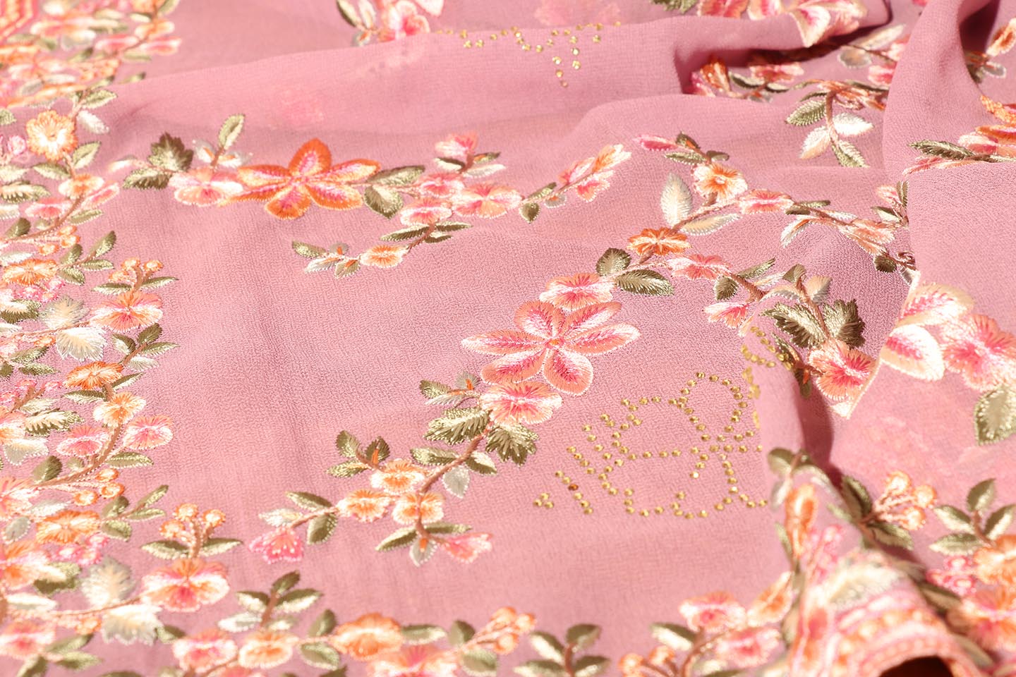 Malvika - A Soft Mauve Georgette Saree 151