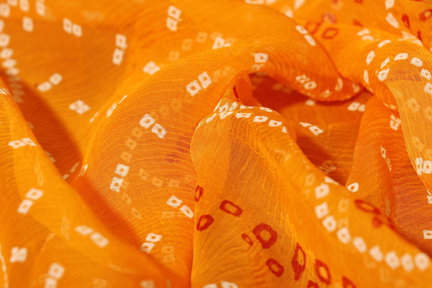 Marigold Radiance Bandhej Saree 204