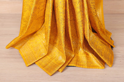 Suvarna Haldi Banarasi Brocade Silk Saree