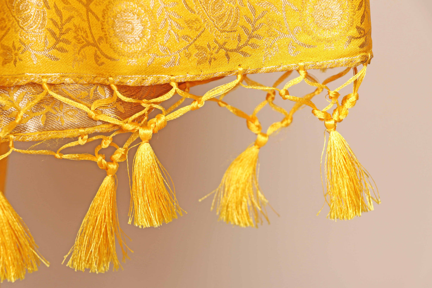 Suvarna Haldi Banarasi Brocade Silk Saree
