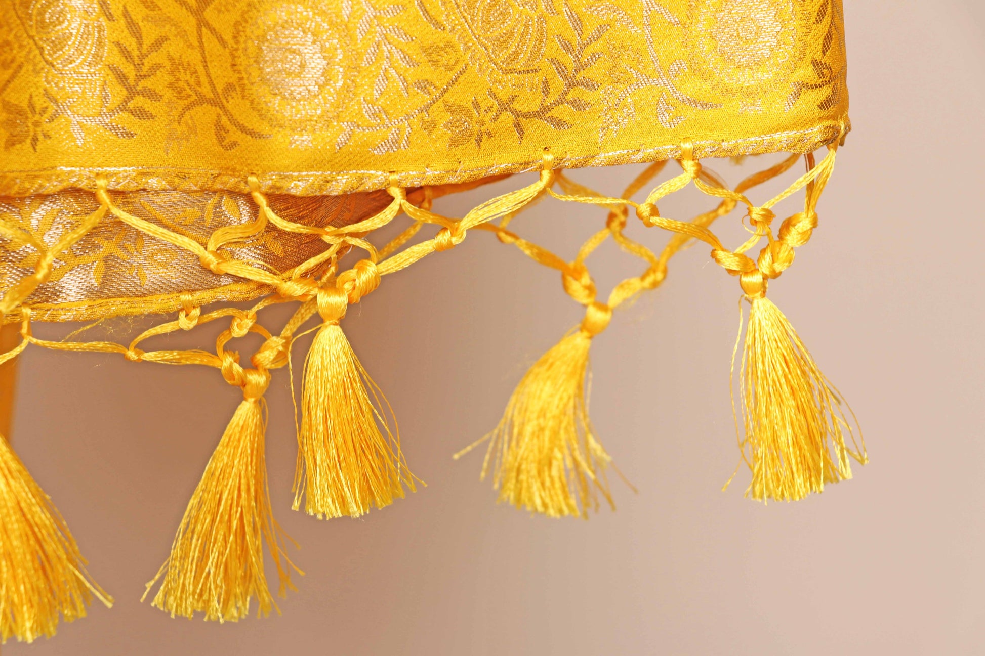 Suvarna Haldi Banarasi Brocade Silk Saree