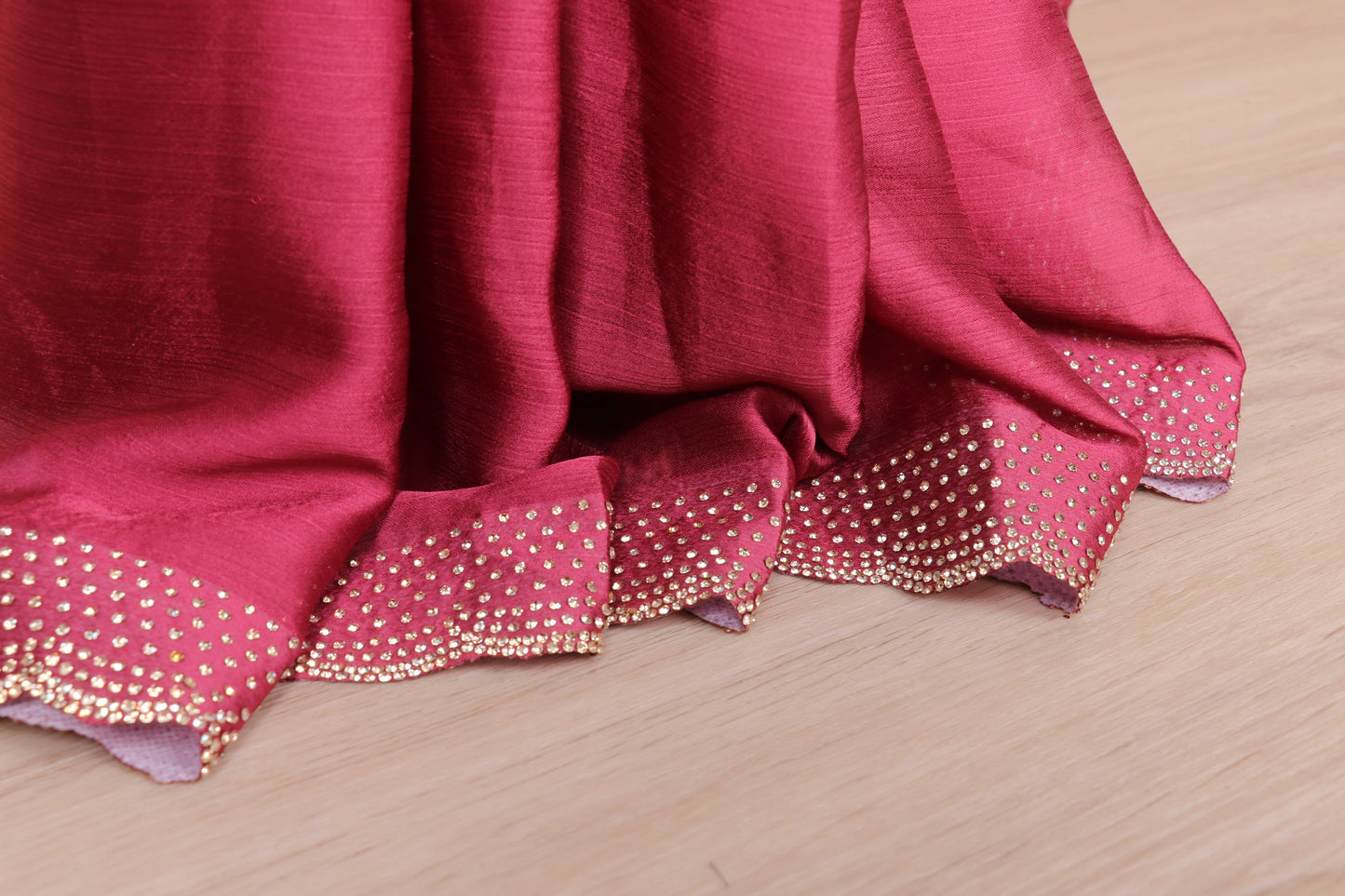 Draksha Hira Border Satin Silk Saree