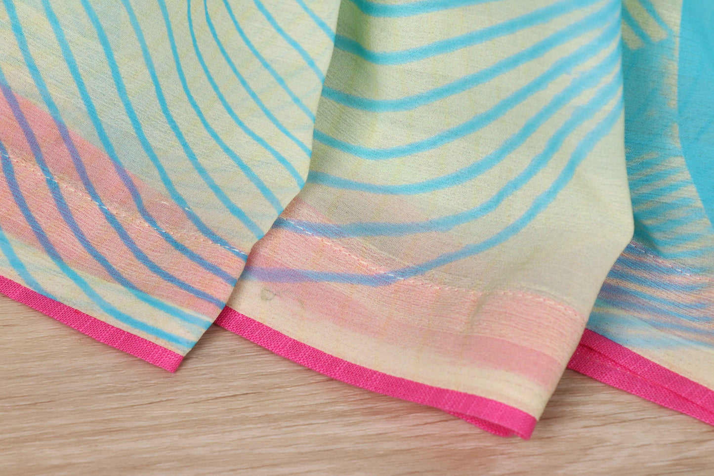 Gulaabi Lehar Saree - 708