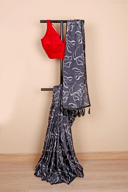 Shyamal Shwet Rekha Saree - 901