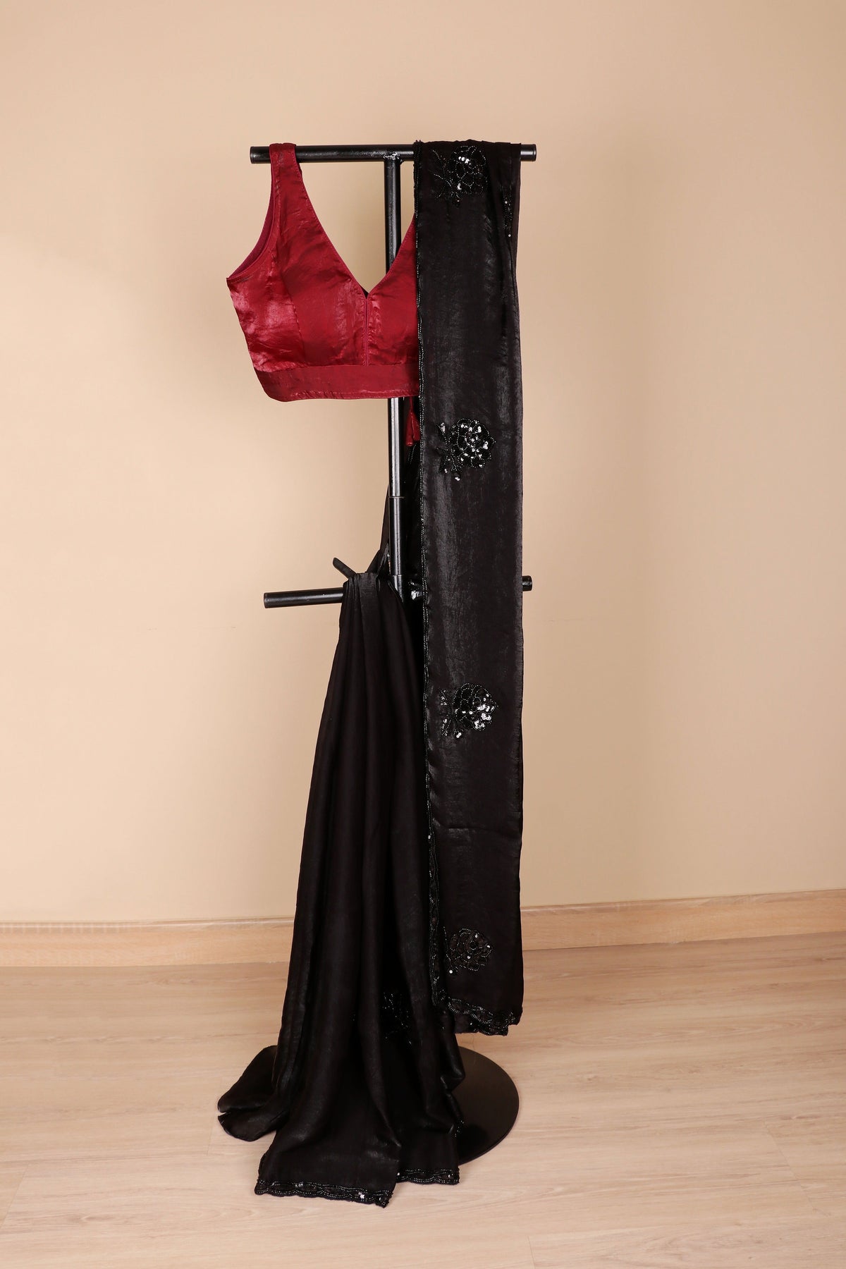 Shyama Pushpa Sequin Embellished Saree - 747
