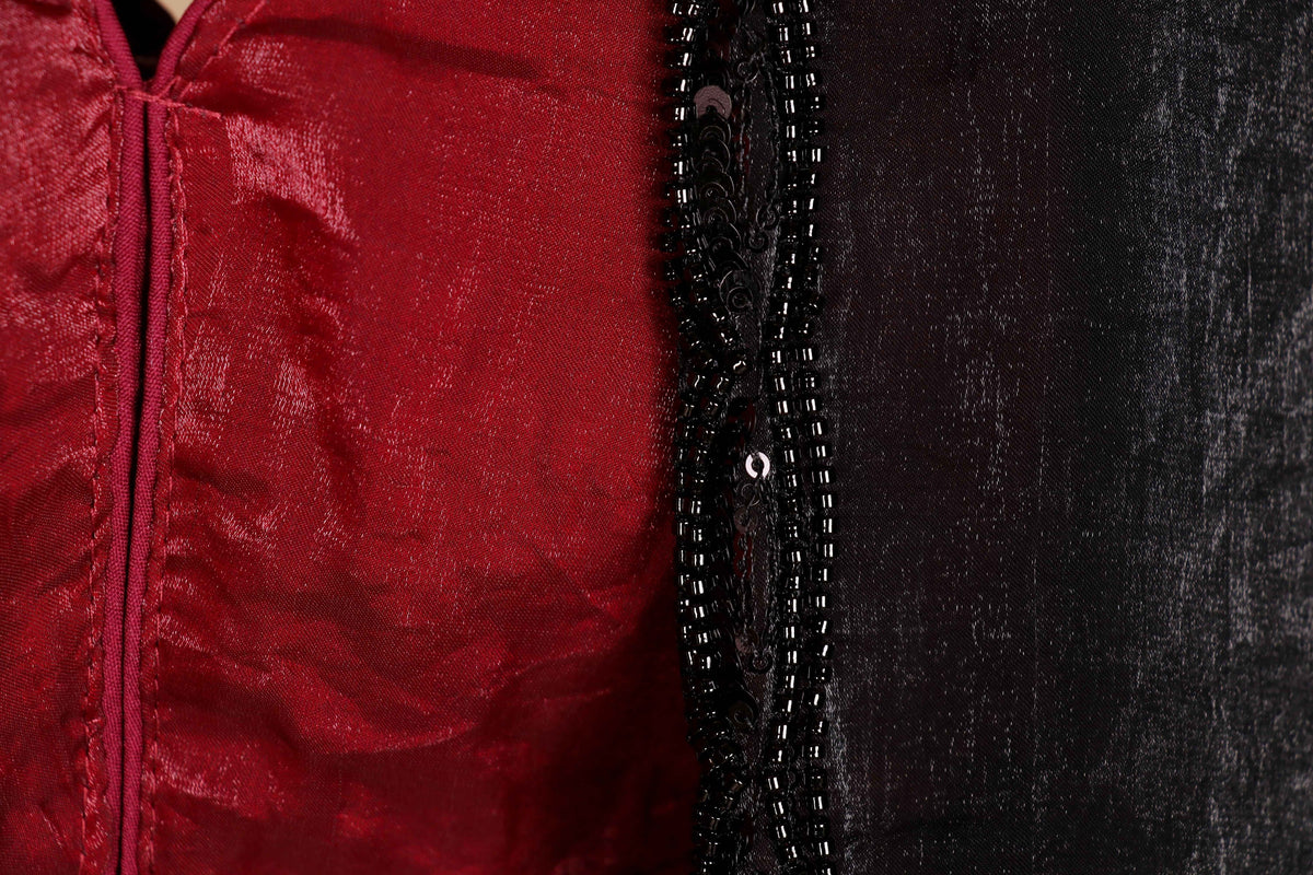 Shyama Pushpa Sequin Embellished Saree - 747