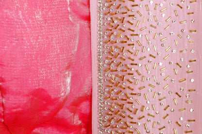 Praval Gulaabi Sitara Saree - 903