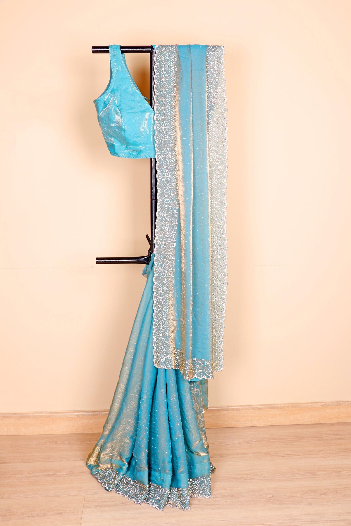 Neel Sitara Lahar Saree - 906