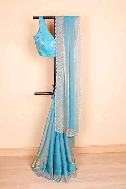 Neel Sitara Lahar Saree - 906