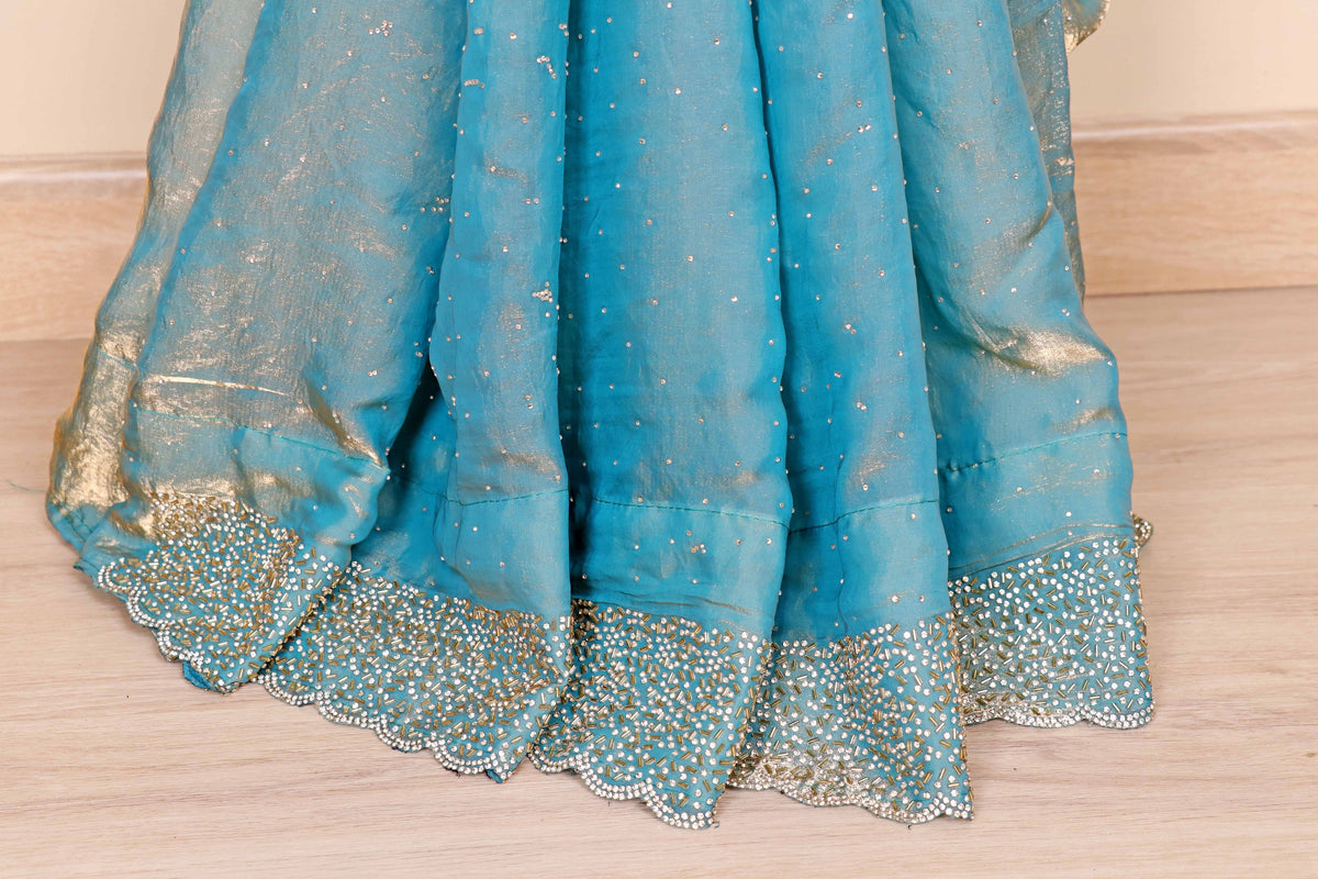 Neel Sitara Lahar Saree - 906