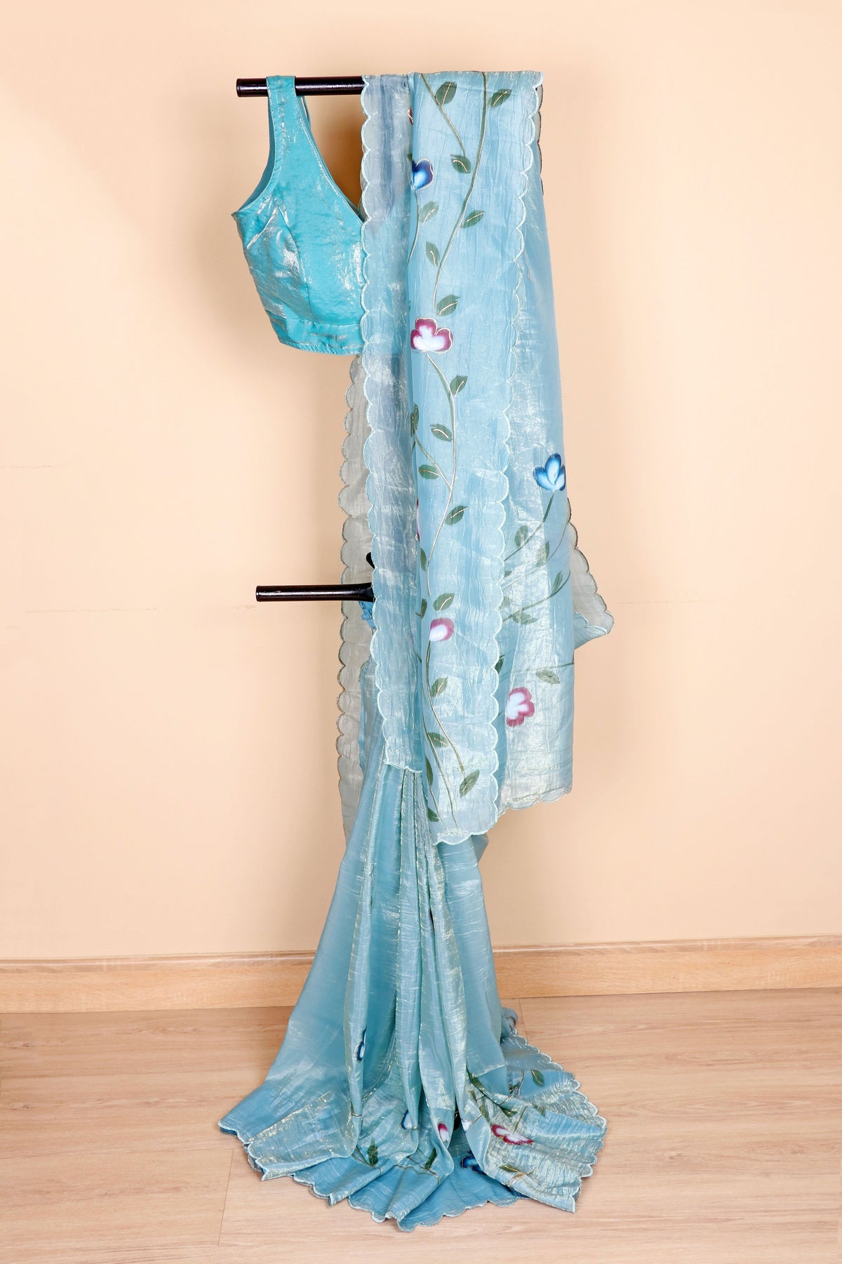 Neel Tarang Pushpa Saree - 907