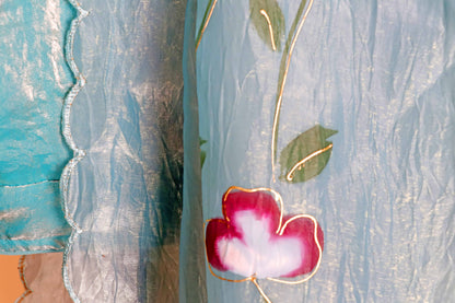 Neel Tarang Pushpa Saree - 907
