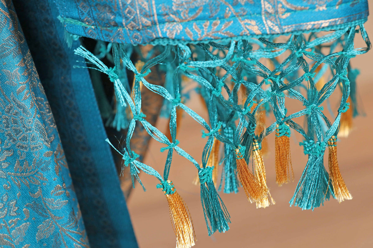 Neel Rajat Banarasi Silk Saree - 750