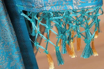 Neel Rajat Banarasi Silk Saree - 750