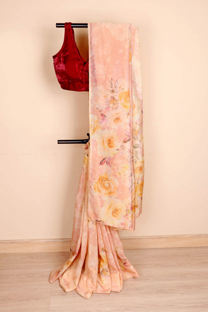 Praval Kesar Gulaab Saree - 908