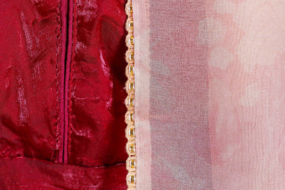 Praval Kesar Gulaab Saree - 908