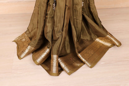 Haldi Mehendi Ombre Silk Saree - 752