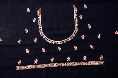Midnight Garden Parsi Gara Saree 548