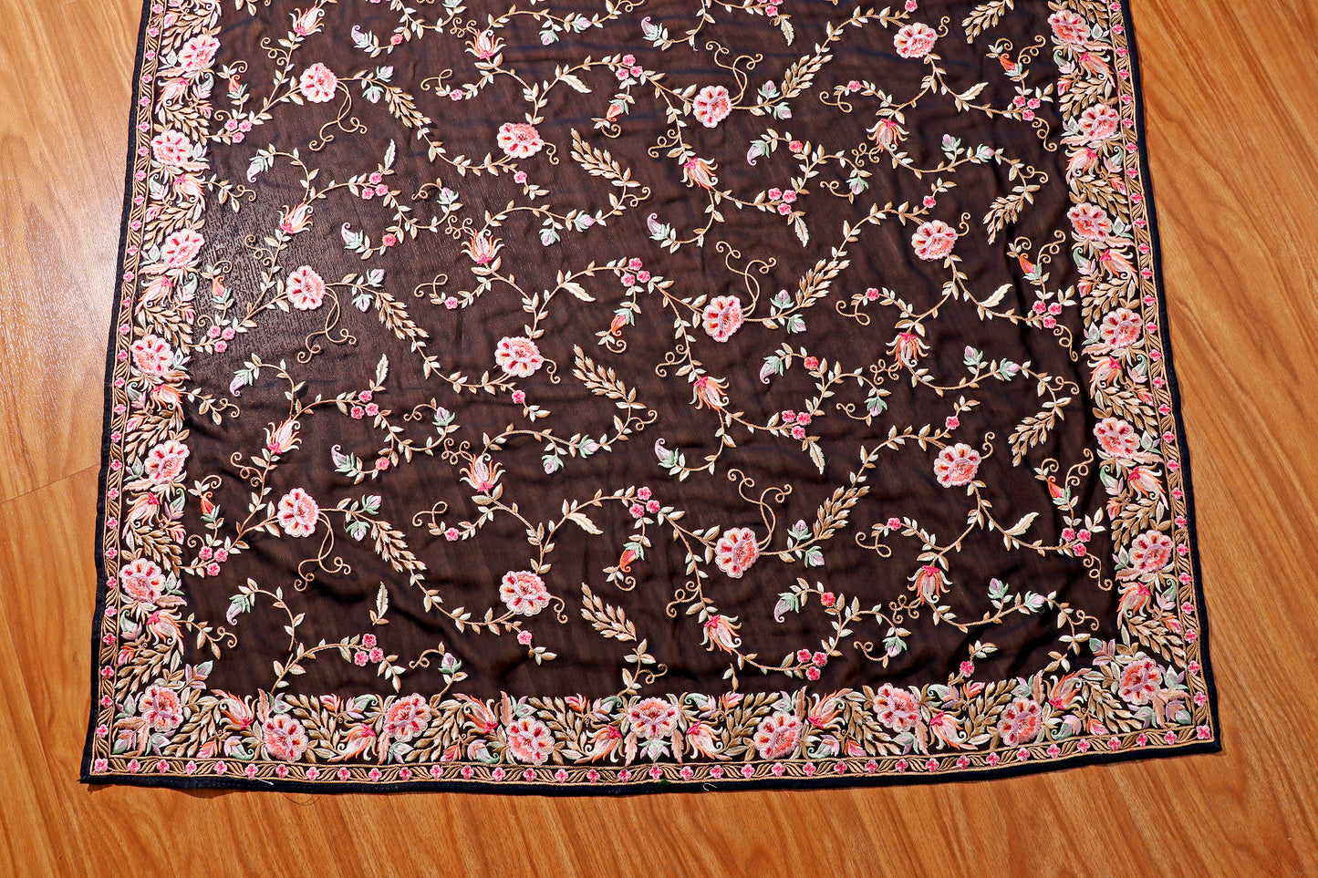 Midnight Garden Parsi Gara Saree 548