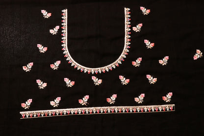 Noor-e-Nazakat Sunehri Phool Parsi Gara Saree 549