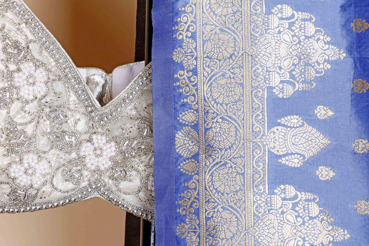 Neelambari Banarasi Zari Saree - 919