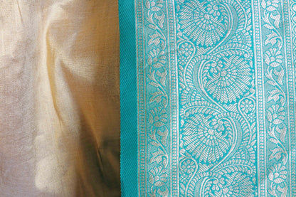 Mayur Neel Banarasi Zari Saree - 922