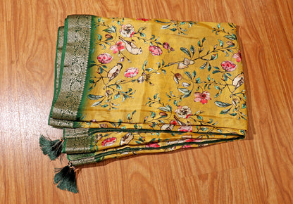 Vanamayuri Printed Kalamkari Saree 551