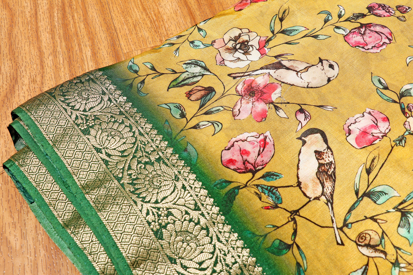 Vanamayuri Printed Kalamkari Saree 551