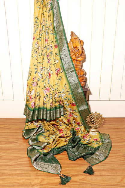 Vanamayuri Printed Kalamkari Saree 551