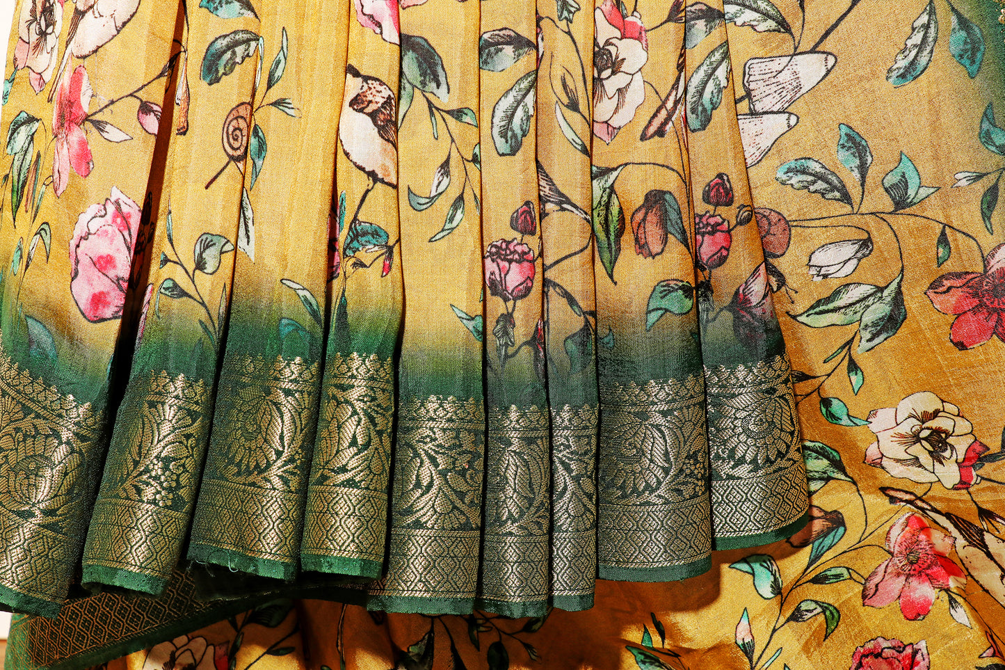 Vanamayuri Printed Kalamkari Saree 551