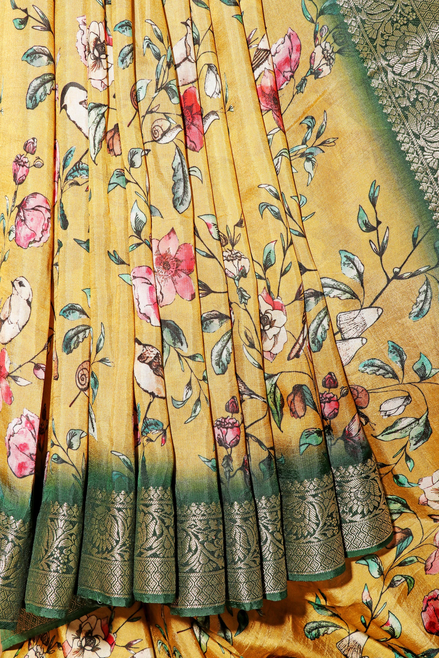 Vanamayuri Printed Kalamkari Saree 551