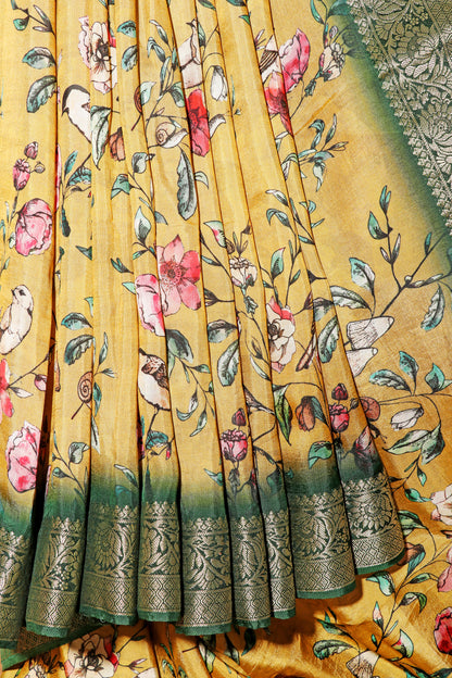 Vanamayuri Printed Kalamkari Saree 551
