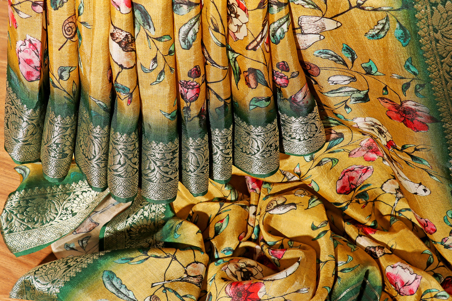 Vanamayuri Printed Kalamkari Saree 551