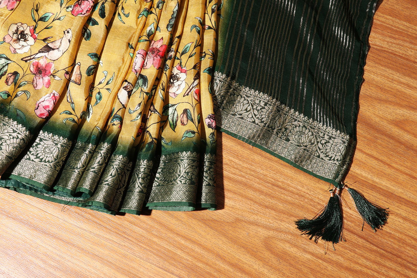 Vanamayuri Printed Kalamkari Saree 551