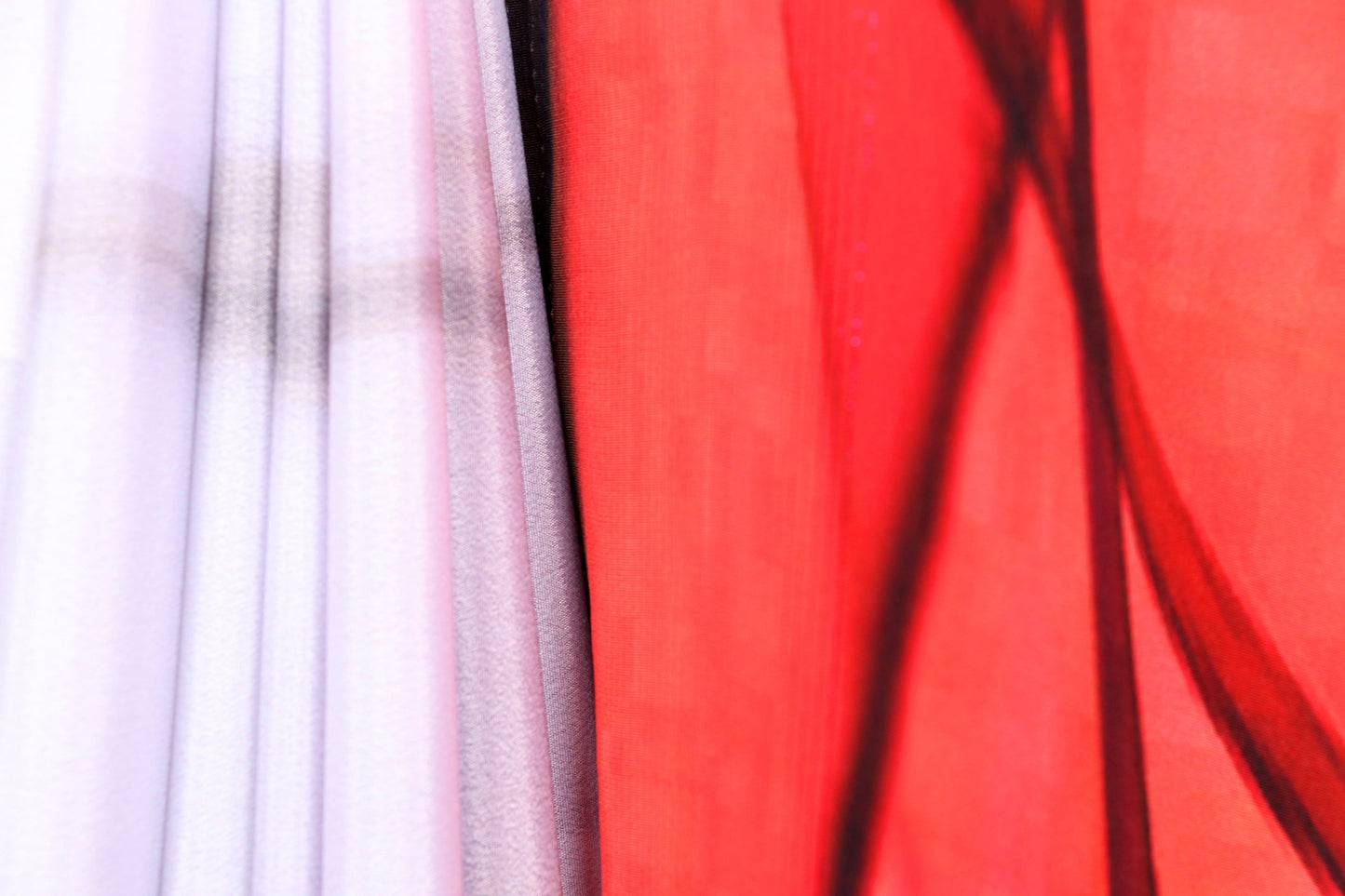 Laal Pushpa Ombre Saree - 767