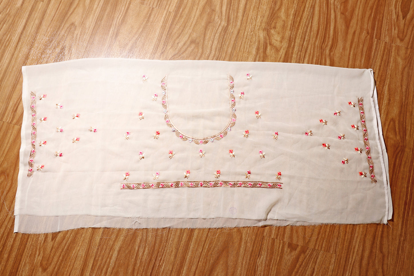 Jasmine Whisper  Parsi Gara Saree 553