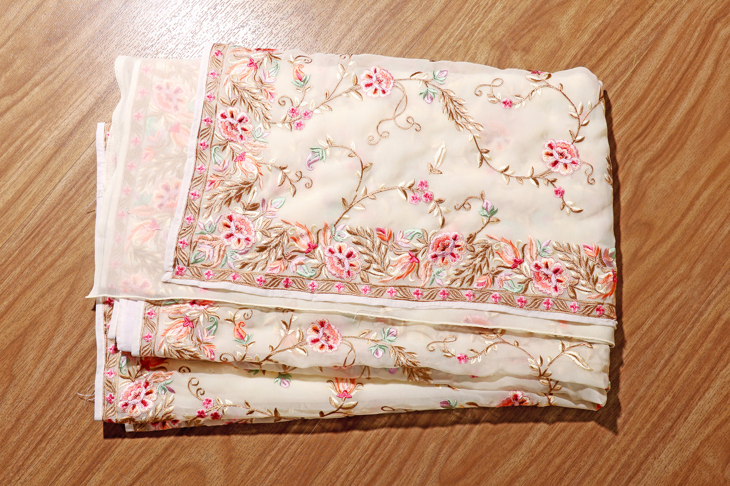 Jasmine Whisper  Parsi Gara Saree 553