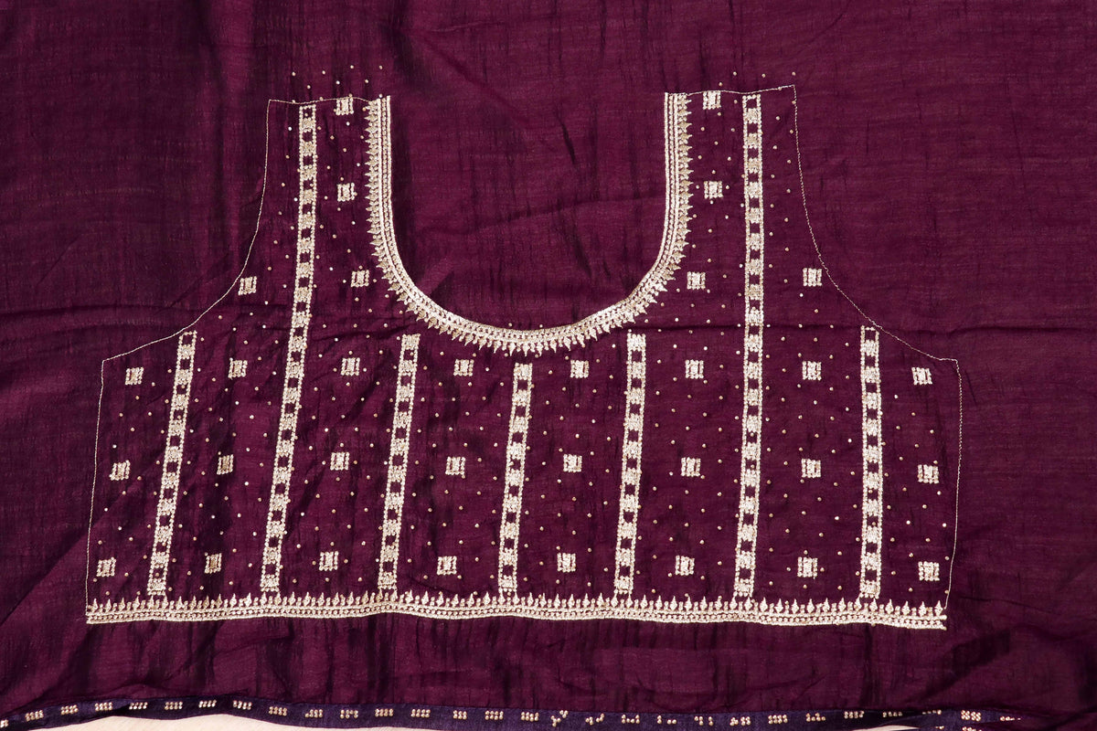 Bainganee Mukaish Kaam Saree - 930