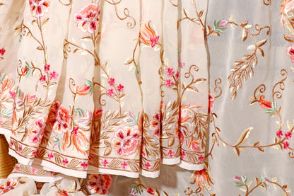 Jasmine Whisper  Parsi Gara Saree 553