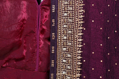 Bainganee Mukaish Kaam Saree - 930