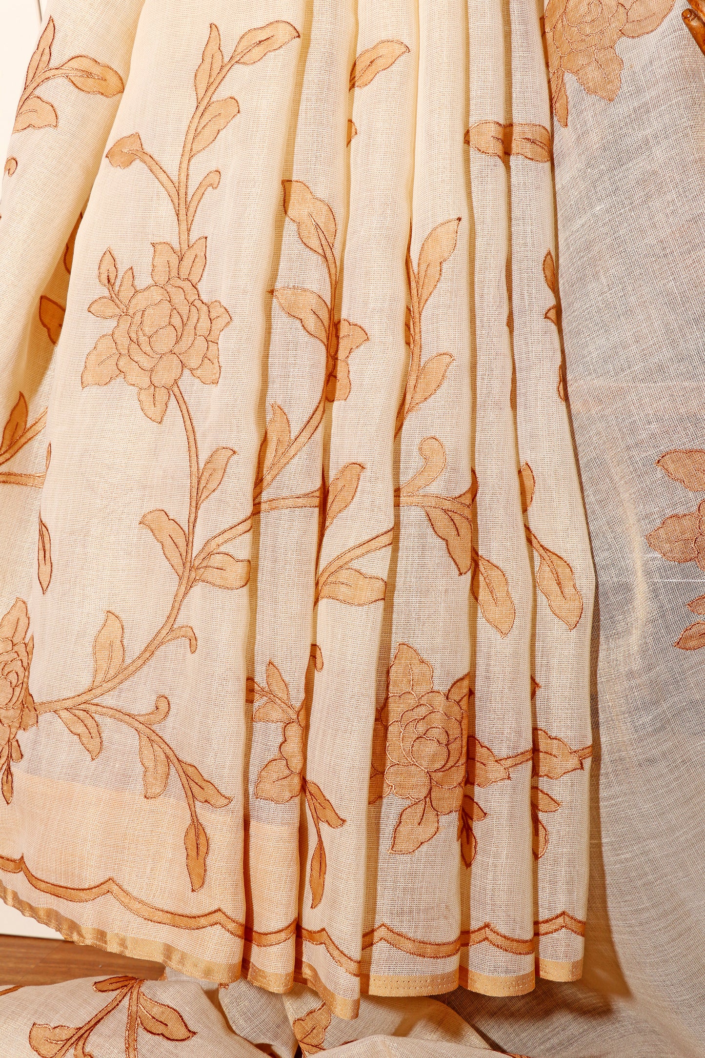 Sundarvaani Pure Linen Saree 554