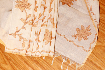 Sundarvaani Pure Linen Saree 554