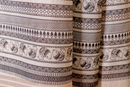 Krem Bhoomi Buti Printed Kalamkari Saree - 935